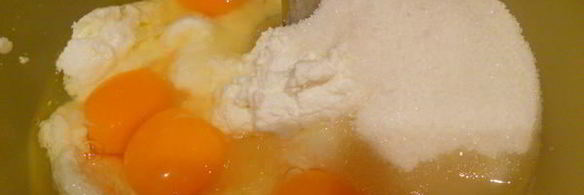 английский творожный пудинг