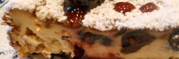 английский творожный пудинг