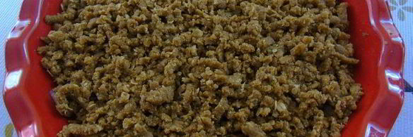 баклажановый крамбл