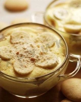 Банановый пудинг без выпечки