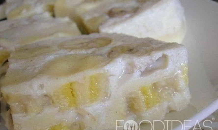 Рецепт бананового пудинга в пароварке