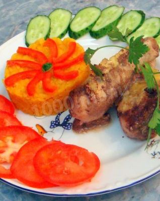 Бушуйчики — куриные голени в шоколаде под сыром