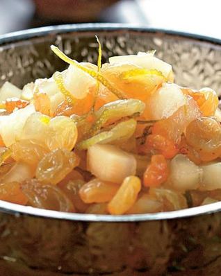 Десерт из кокоса с ромом