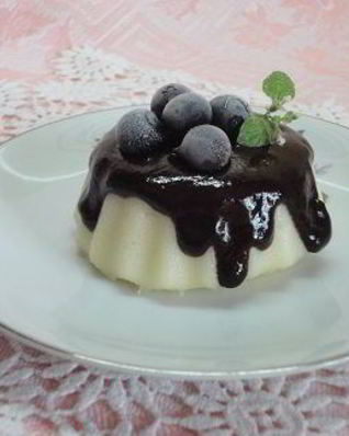 Десерт из манной крупы с шоколадом