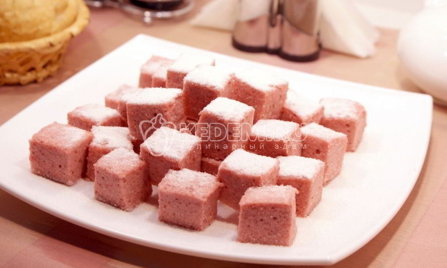 Рецепт десерта клубничные облака