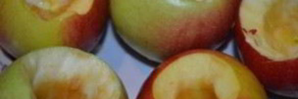 фаршированные яблоки с медом