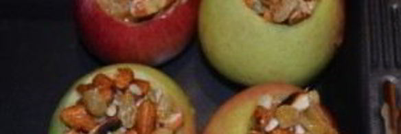 фаршированные яблоки с медом