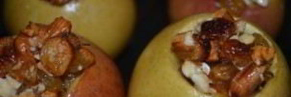 фаршированные яблоки с медом