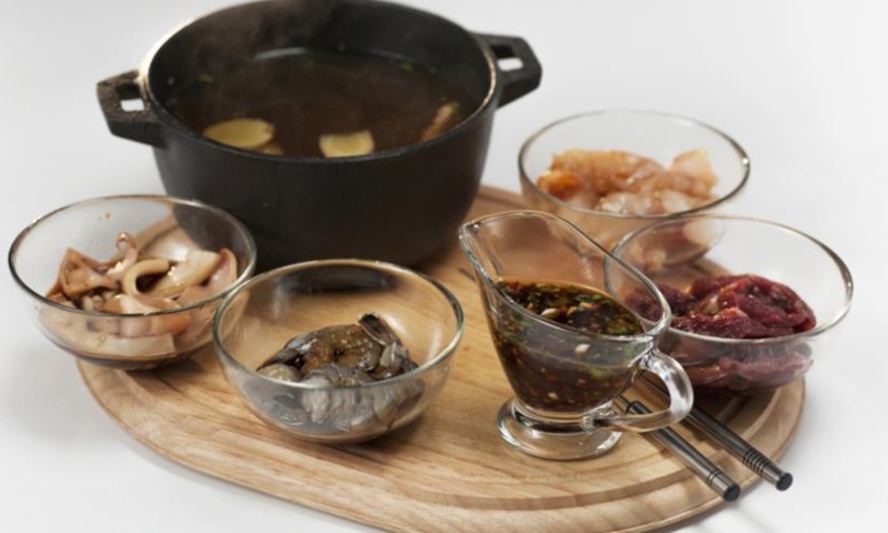 Рецепт фондю из морепродуктов