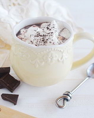 Французский горячий шоколад с солью