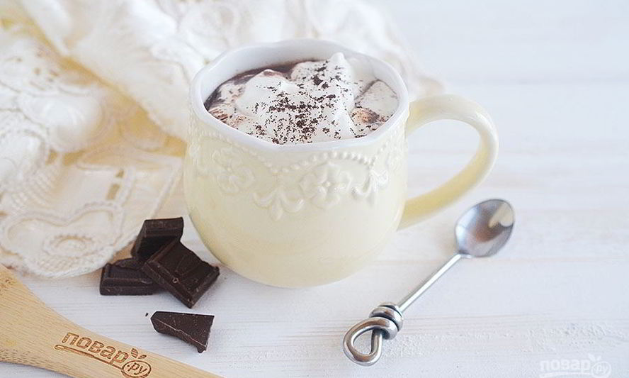 Рецепт французского горячего шоколада с солью