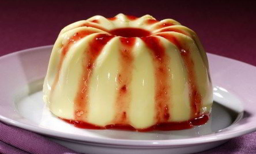 Рецепт гранатовой панны-котты с пахтой