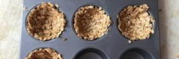 гранола-корзинки с греческим йогуртом