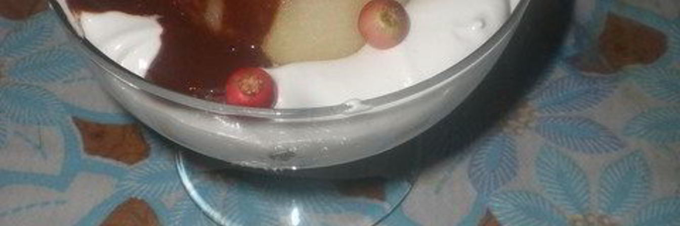 Груша в шоколаде