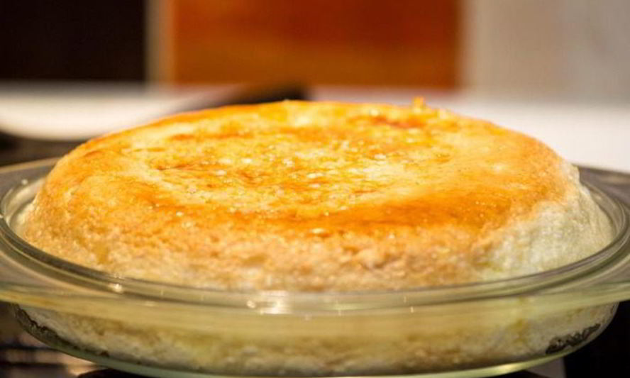 Рецепт карамельного творожного пудинга