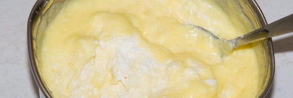 карамельный творожный пудинг