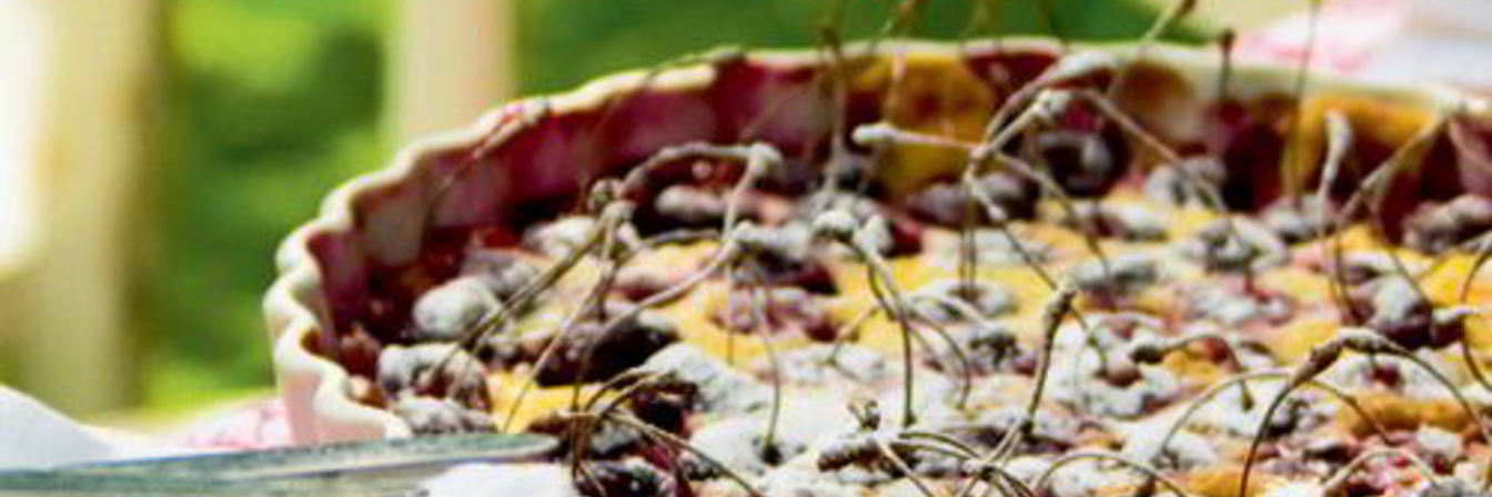 Клафути с черешней