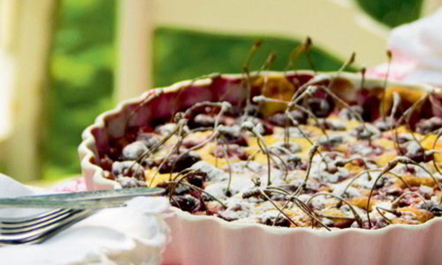 Рецепт клафути с черешней