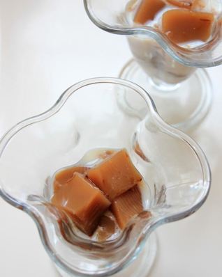 Кофейное желе в молоке