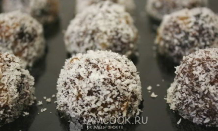 Рецепт домашних конфет из сухофруктов