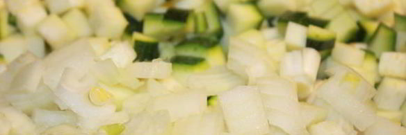 крамбл из цукини с тунцом