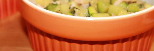 крамбл из цукини с тунцом