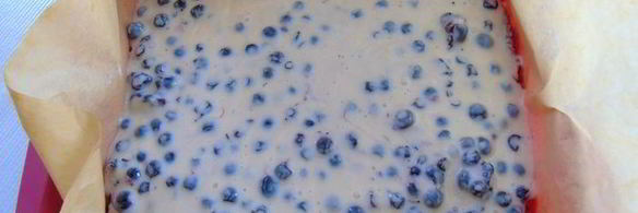 барс с черникой и лимонным кремом