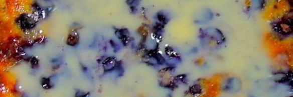 барс с черникой и лимонным кремом