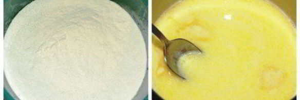 бисквит на горячем молоке со сметанно-йогуртовым кремом