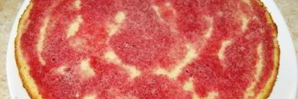 бисквит на горячем молоке со сметанно-йогуртовым кремом