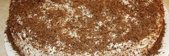 бисквит на горячем молоке со сметанно-йогуртовым кремом