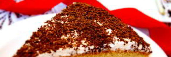 бисквит на горячем молоке со сметанно-йогуртовым кремом