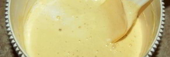 бисквит на горячем молоке со сметанно-йогуртовым кремом