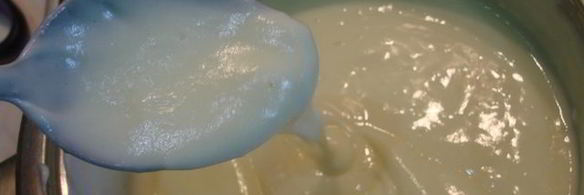 бисквит на желтках и заварной сметанный крем