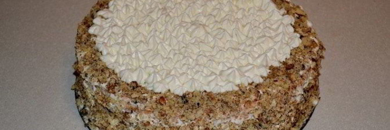 Бисквит со сливочным кремом