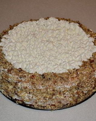 Бисквит со сливочным кремом