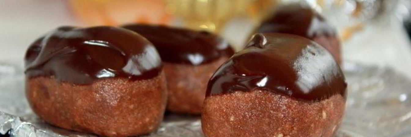 Бисквитная Картошка с шоколадным кремом