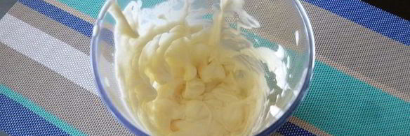 черничные блинчики с кремом из маскарпоне