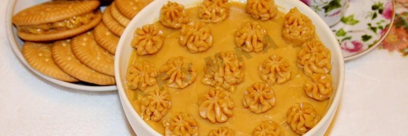 Карамельный крем для торта