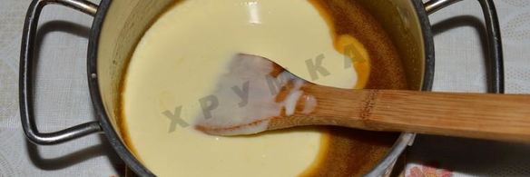 карамельный крем для торта