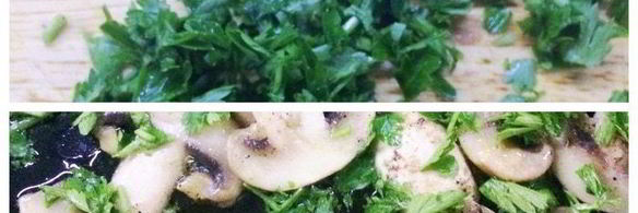 хлебные равиоли в курином креме