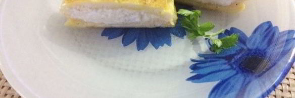 хлебные равиоли в курином креме