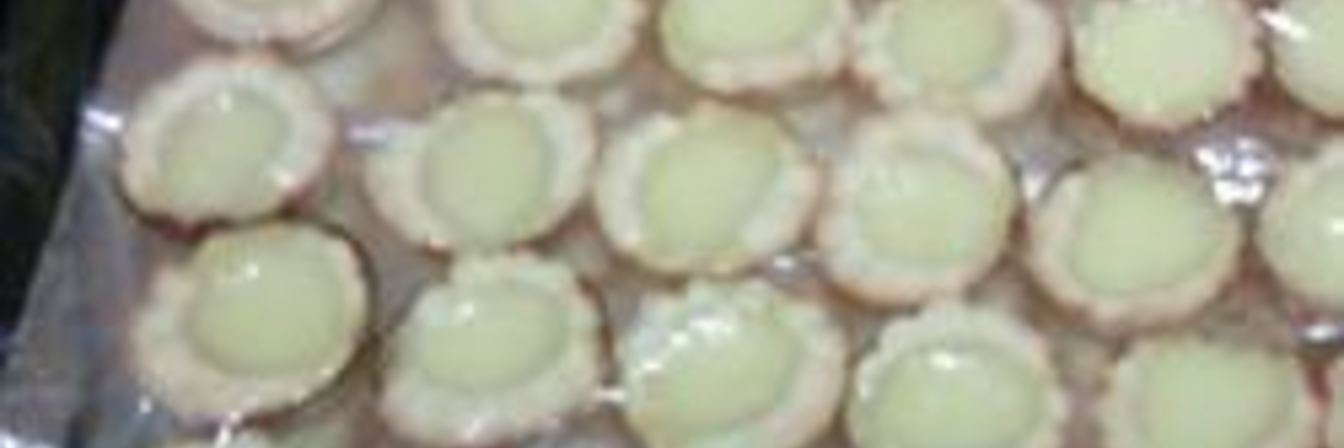 Китайские песочные корзиночки с заварным кремом