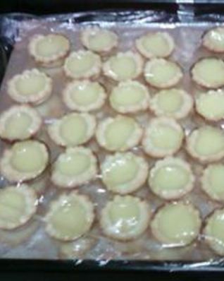 Китайские песочные корзиночки с заварным кремом