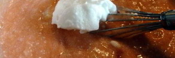 клубнично-ревеневое фламмери — десертный крем