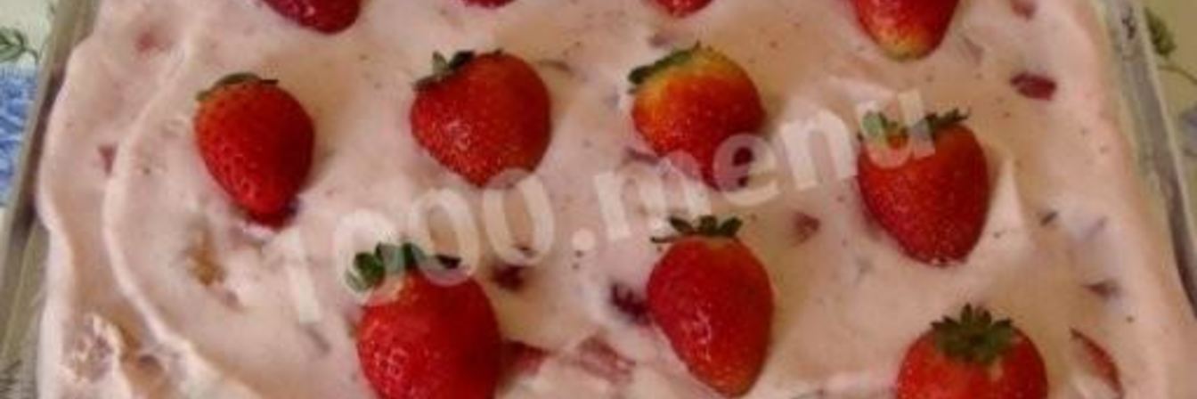 Клубничный крем для торта