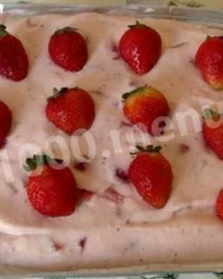 Клубничный крем для торта