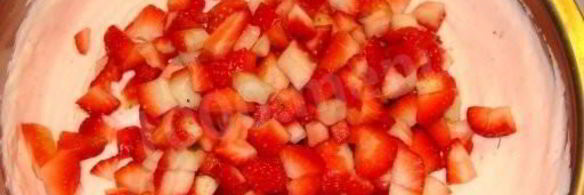 клубничный крем для торта