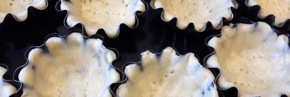 корзинки из песочного теста с кремом заварным