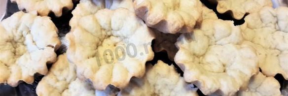 корзинки из песочного теста с кремом заварным